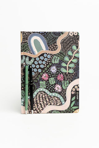 (Bulk Order) By The Waterhole A5 Textured Notebook with Pens