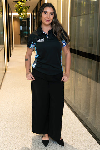 (Bulk Order) Future Dreaming NAIDOC 2025 Black Bamboo (Simpson) Women