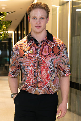 (Bulk Order) Leaving Footprints NAIDOC 2025 Unisex Polo Shirt