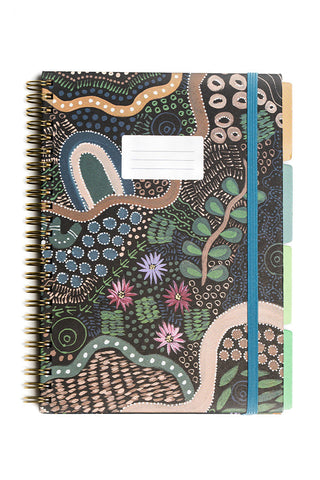 (Bulk Order) By The Waterhole A5 Spiral Tab Notebook