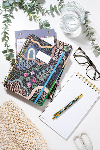 (Bulk Order) By The Waterhole A5 Spiral Tab Notebook