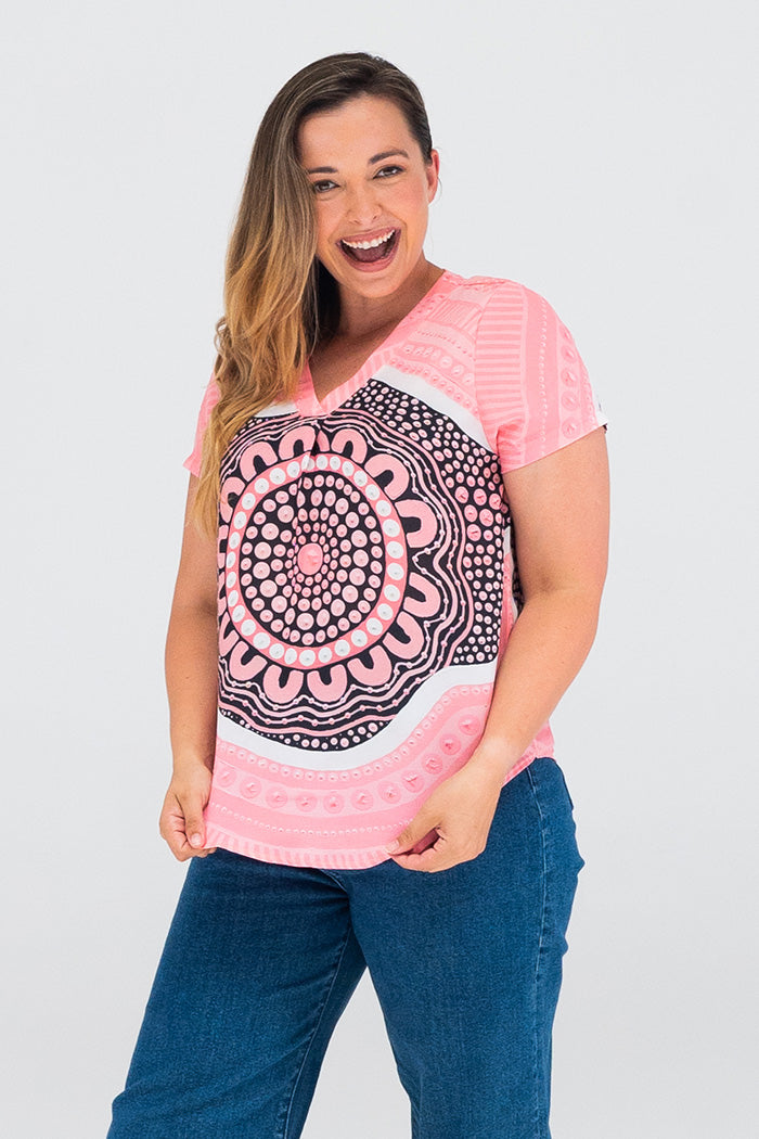 Boobie Sista V Neck Women