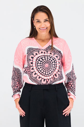 Boobie Sista V Neck Women