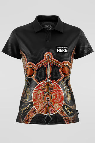 (EXPRESS) Leaving Footprints NAIDOC 2025 Essence Polo Shirt