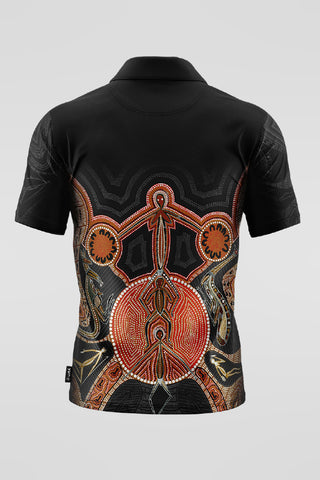 (EXPRESS) Leaving Footprints NAIDOC 2025 Essence Polo Shirt