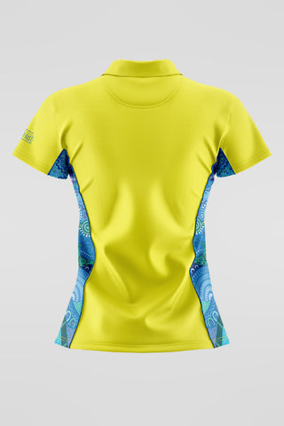 Together We Rise High Vis Fluoro Yellow Women