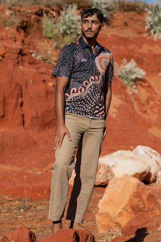(Bulk Order) Gathering On Country Recycled UPF50+ Unisex Polo Shirt