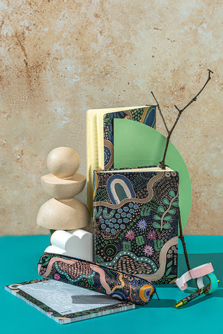 (Bulk Order) By The Waterhole A5 Textured Notebook with Pens