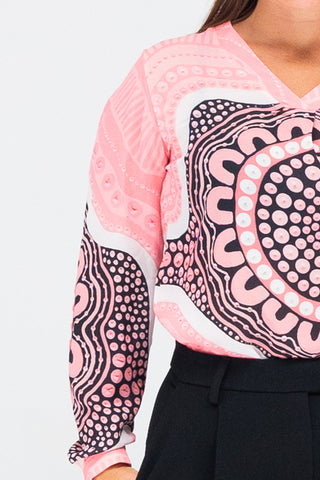 Boobie Sista V Neck Women