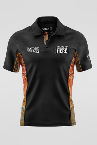 Leaving Footprints NAIDOC 2025 Bamboo (Simpson) Unisex Polo Shirt