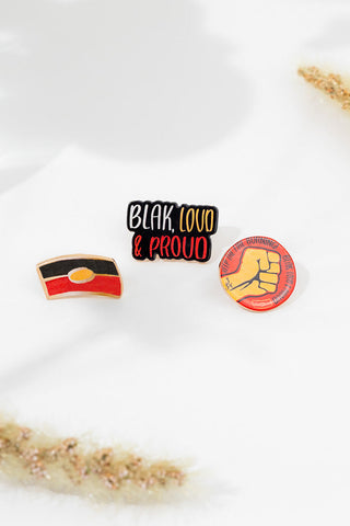 (Bulk Order) Bitja Mulana (Fire Spirit) NAIDOC 2024 Lapel Pin (3 Pack)