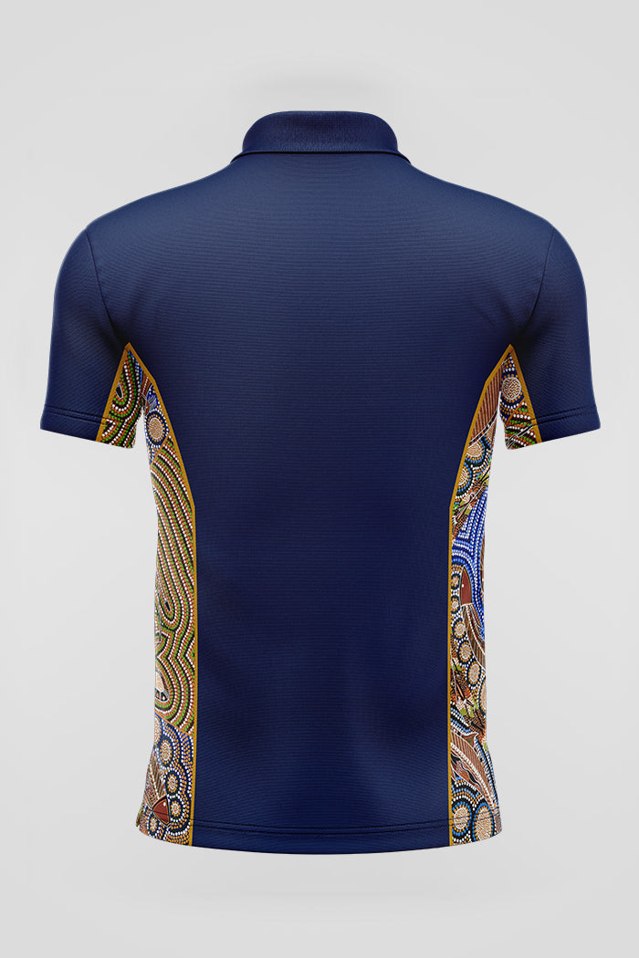 Healing Land, Rivers, Sea and Ocean UPF50+ Bamboo (Simpson) Polo Shirt