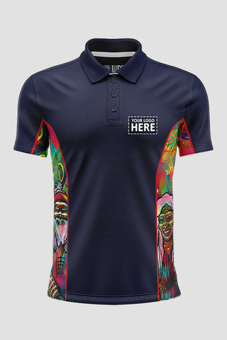 Connecting The Past To A Brighter Future UPF50+ Bamboo (Simpson) Polo Shirt