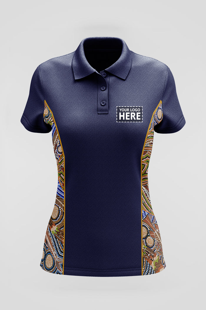 Healing Land, Rivers, Sea and Ocean UPF50+ Bamboo (Simpson) Polo Shirt