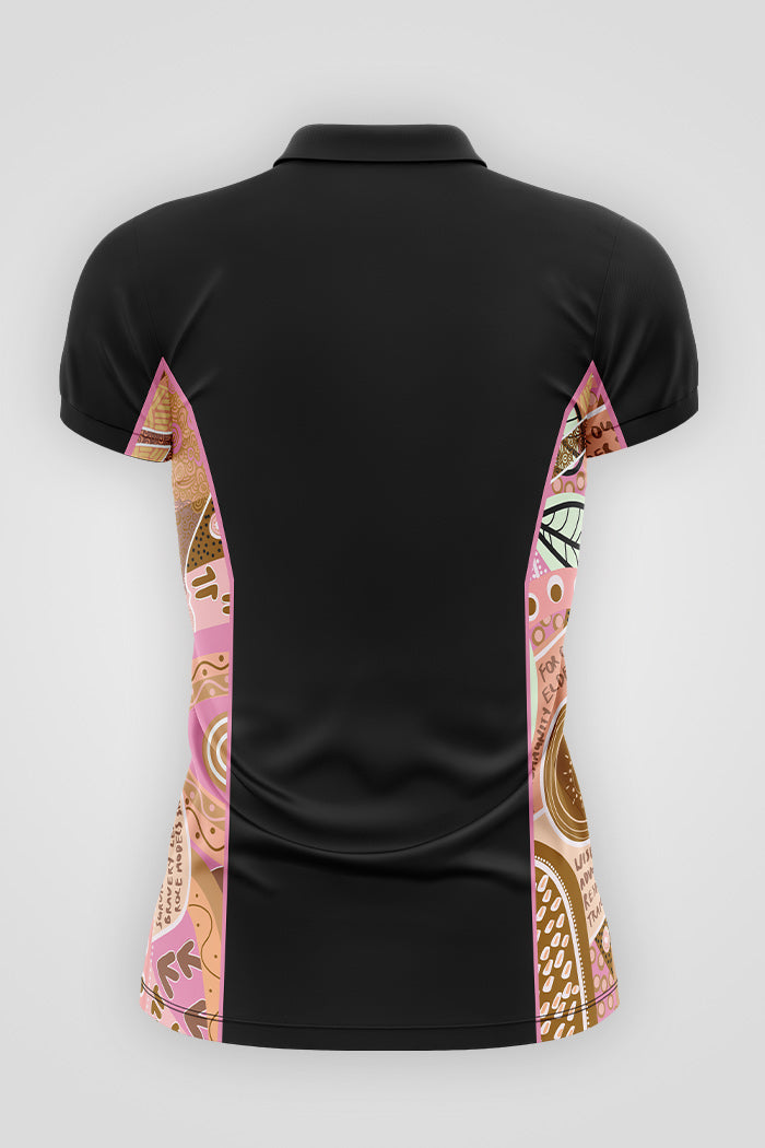 In Their Footsteps UPF50+ Bamboo (Simpson) Polo Shirt
