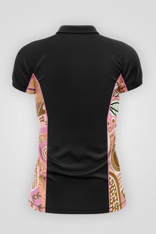 In Their Footsteps UPF50+ Bamboo (Simpson) Polo Shirt