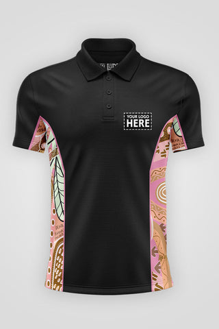 In Their Footsteps UPF50+ Bamboo (Simpson) Polo Shirt