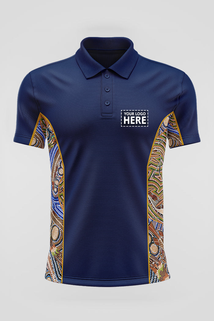 Healing Land, Rivers, Sea and Ocean UPF50+ Bamboo (Simpson) Polo Shirt