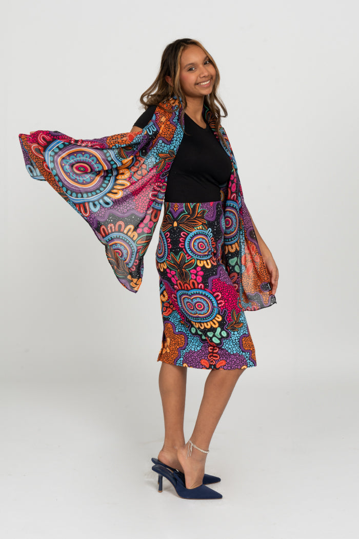 Celebration Rectangle Chiffon Scarf