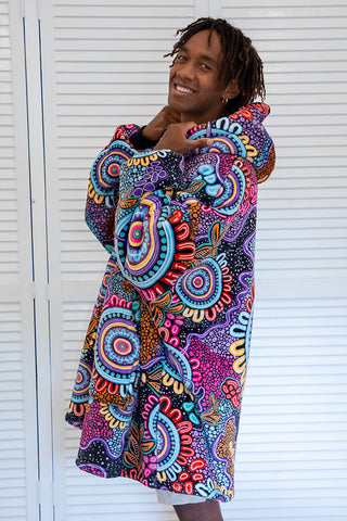 Celebration Oversized Hooded Blanket - Ready Stock