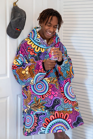 Celebration Oversized Hooded Blanket - Ready Stock