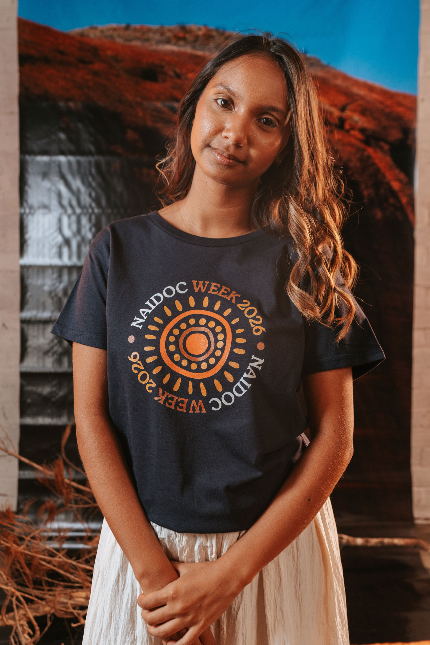 Circle NAIDOC Week 2026 Navy Cotton Everyday T-Shirt