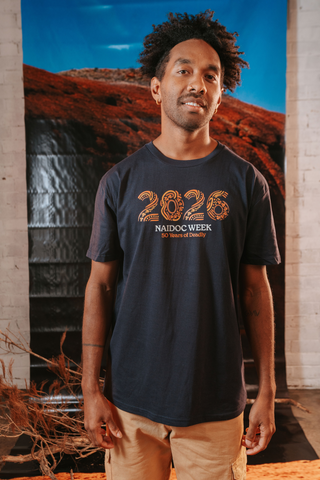 NAIDOC Week 2026 Navy Cotton Everyday Unisex T-Shirt