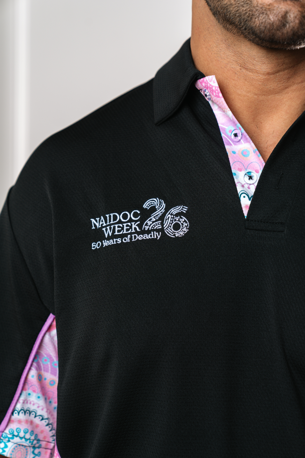 Paths That Brought Us Here NAIDOC 2026 Bamboo (Simpson) Unisex Polo Shirt