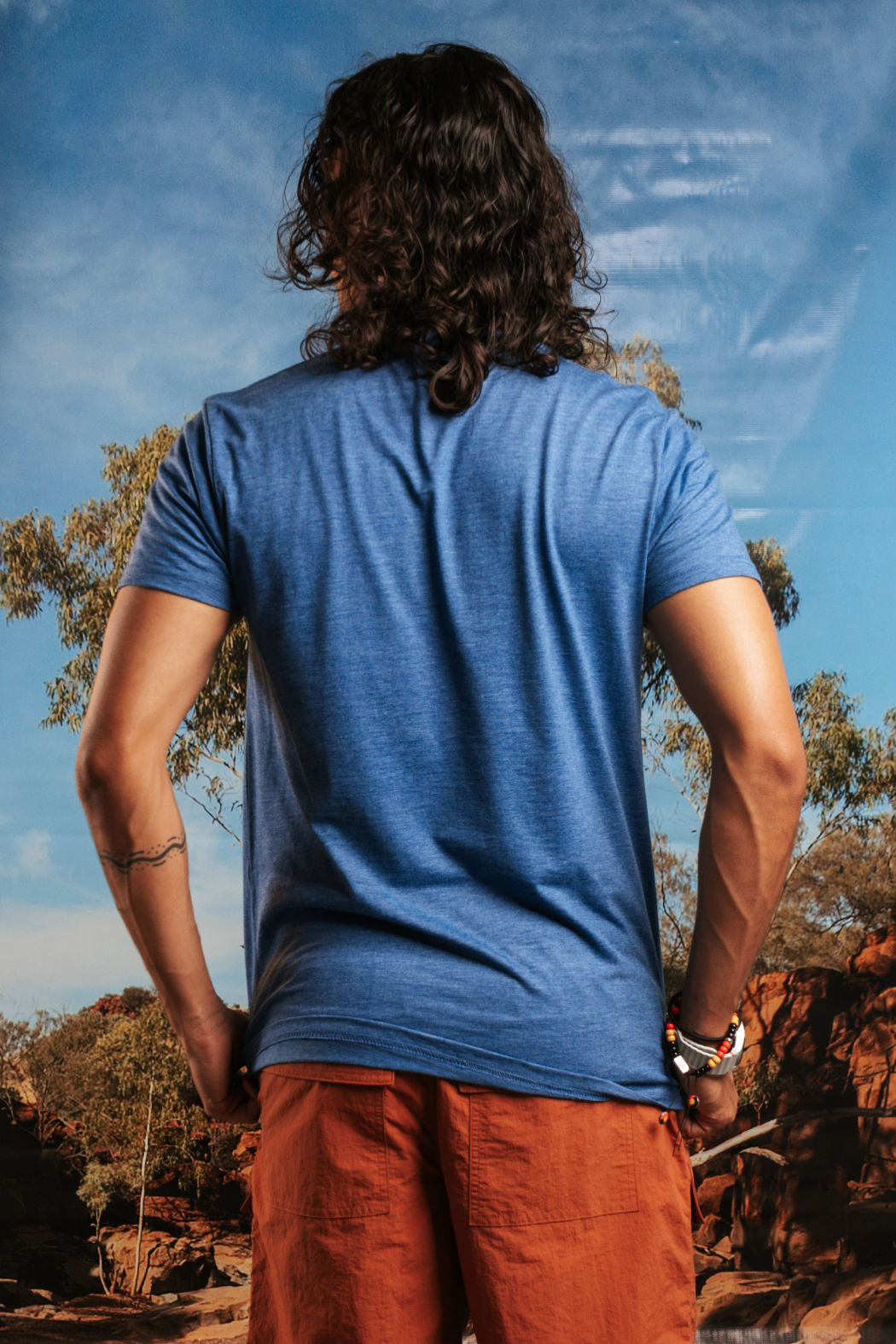 Movement That Never Rests NAIDOC Week 2026 Ocean Marle Cotton Everyday Unisex T-Shirt