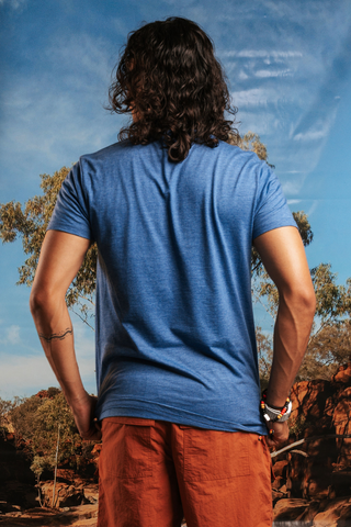 Movement That Never Rests NAIDOC Week 2026 Ocean Marle Cotton Everyday Unisex T-Shirt