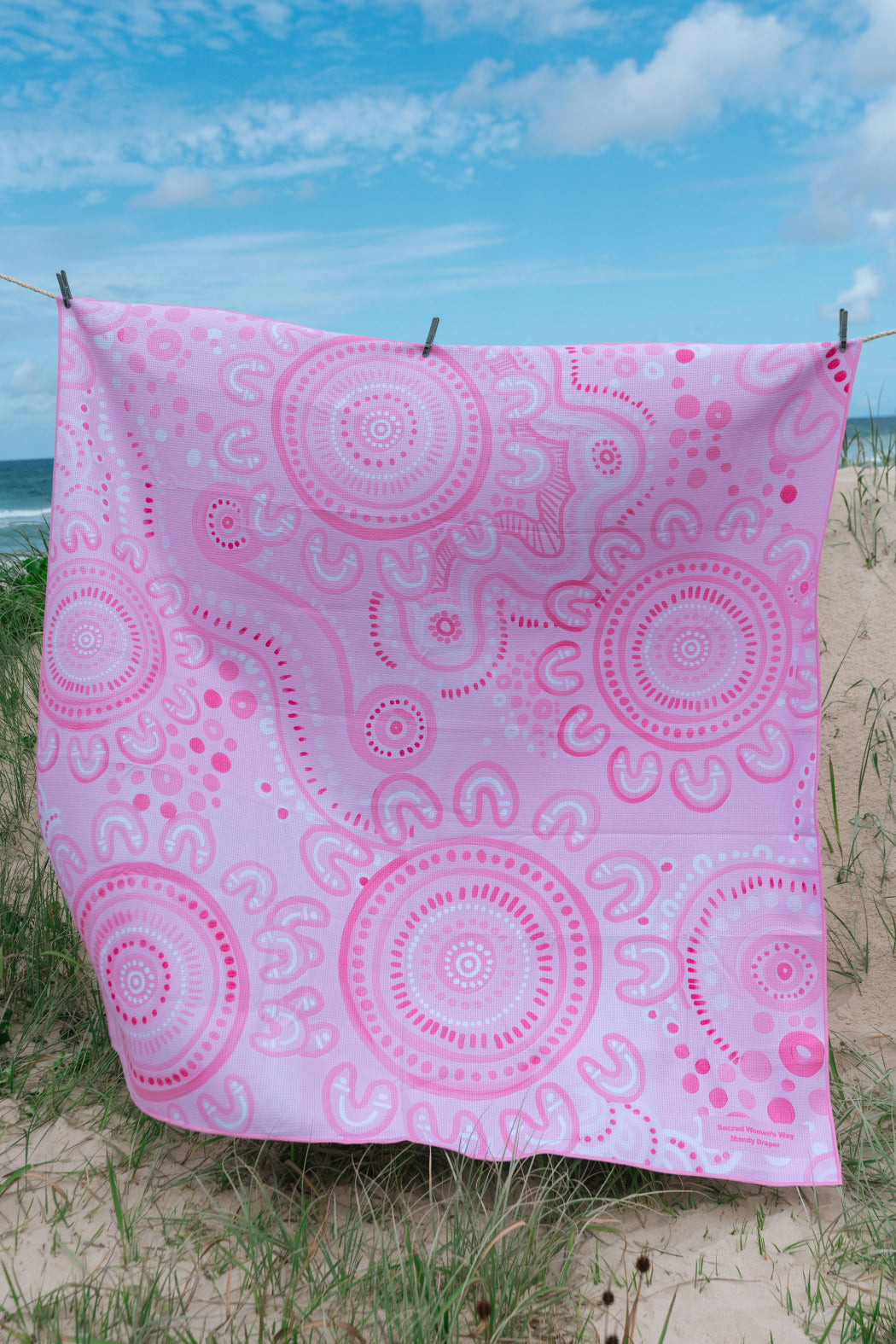 Sacred Women’s Way Sand Free rPET Beach Towel (160cmx160cm) - Ready Stock