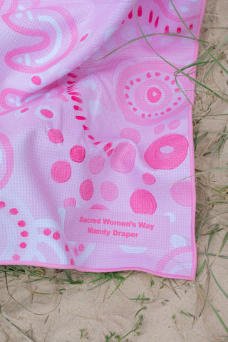 Sacred Women’s Way Sand Free rPET Beach Towel (160cmx160cm) - Ready Stock