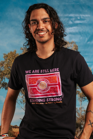 We Are Still Here NAIDOC Week 2026 Navy Cotton Everyday T-Shirt