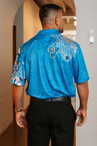 Moorditj Koorliny (Strong Journey) Essence NAIDOC 2026 Unisex Polo Shirt