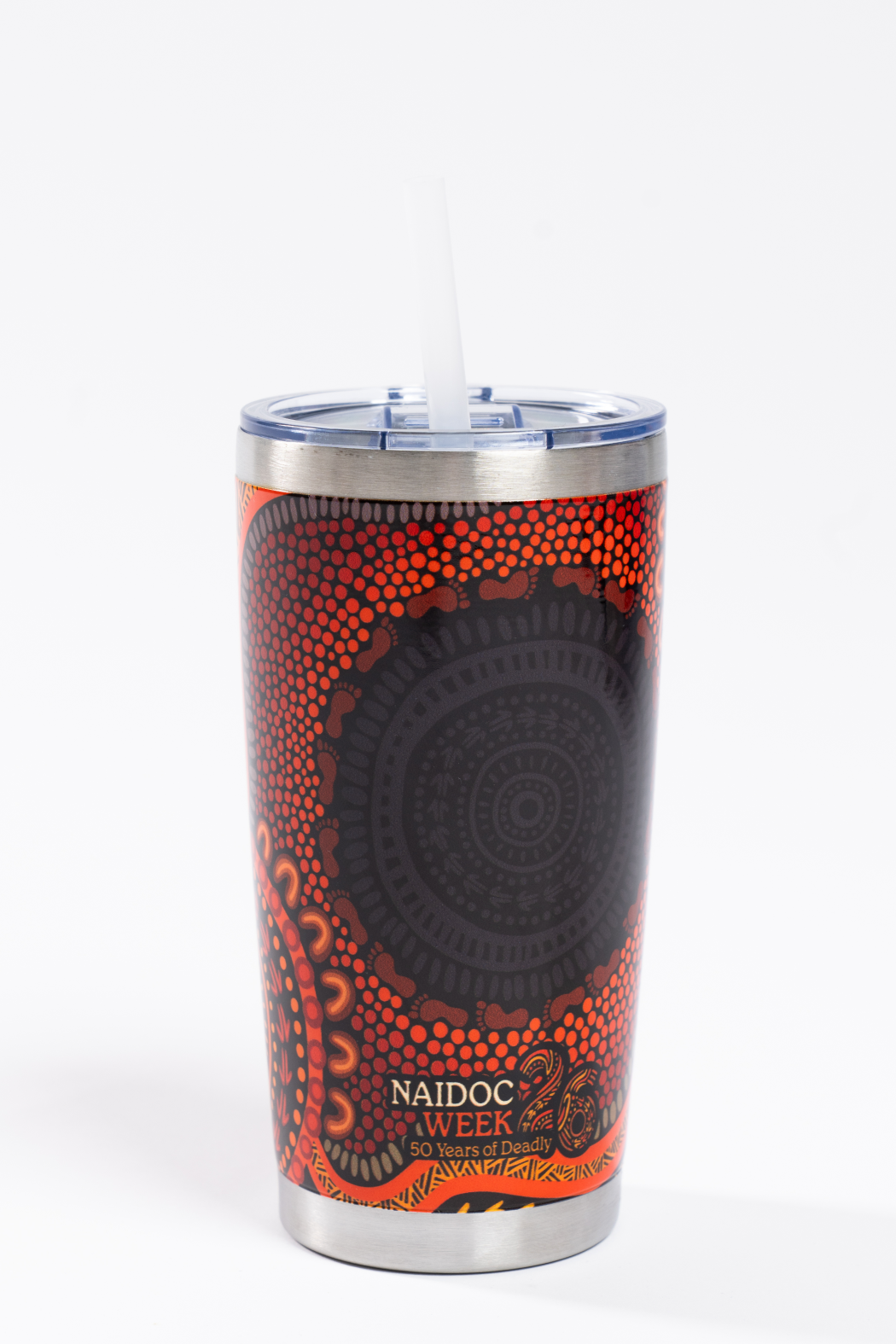 50 Years of Deadly NAIDOC 2026 590ml Vacuum Insulated Double Walled Stainless Steel Tumbler