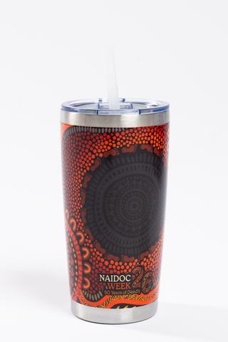 50 Years of Deadly NAIDOC 2026 590ml Vacuum Insulated Double Walled Stainless Steel Tumbler