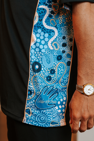 Moorditj Koorliny (Strong Journey) NAIDOC 2026 Bamboo (Simpson) Unisex Polo Shirt