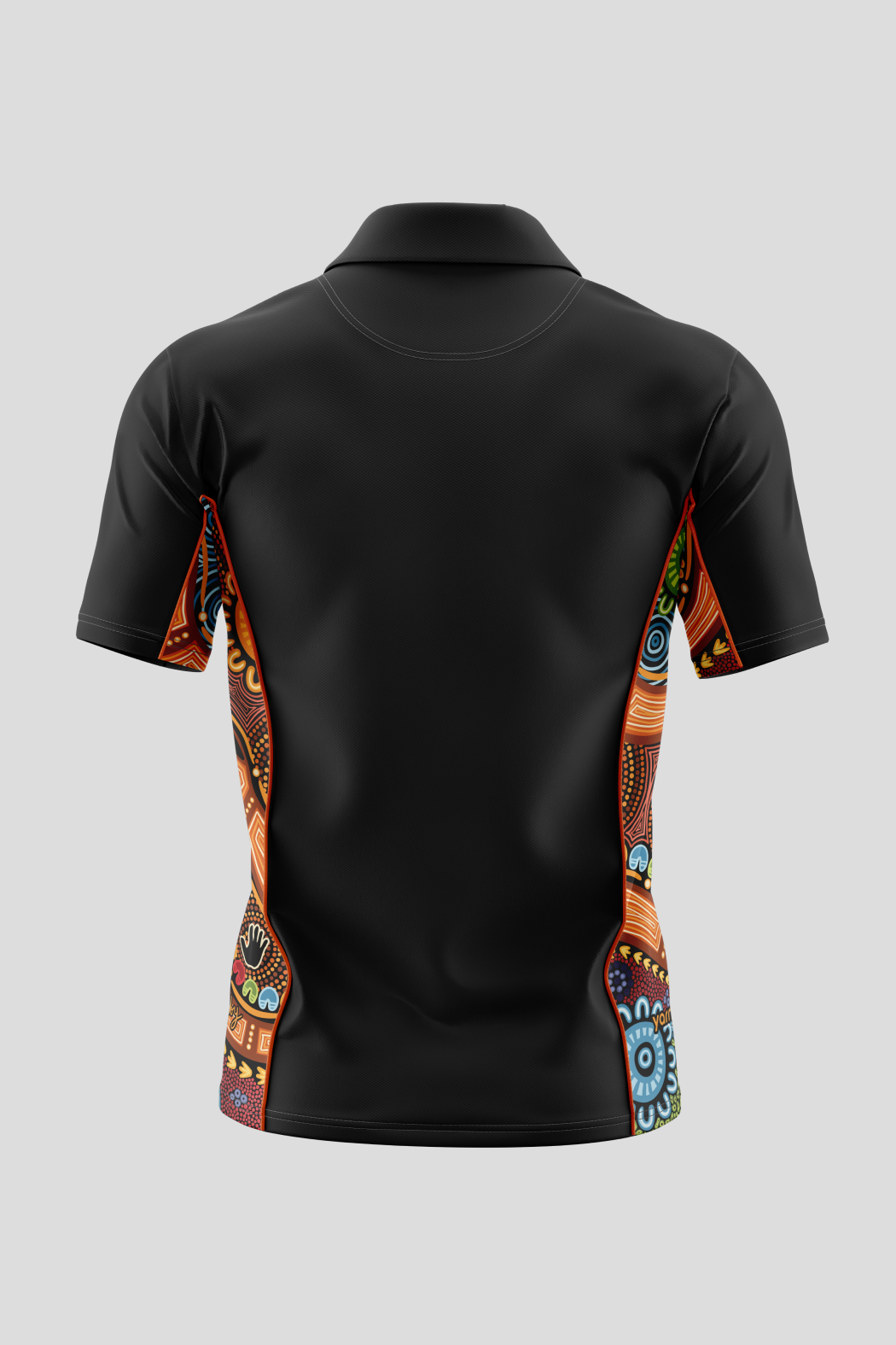 Gadi NAIDOC 2026 Black Bamboo (Simpson) Polo Shirt