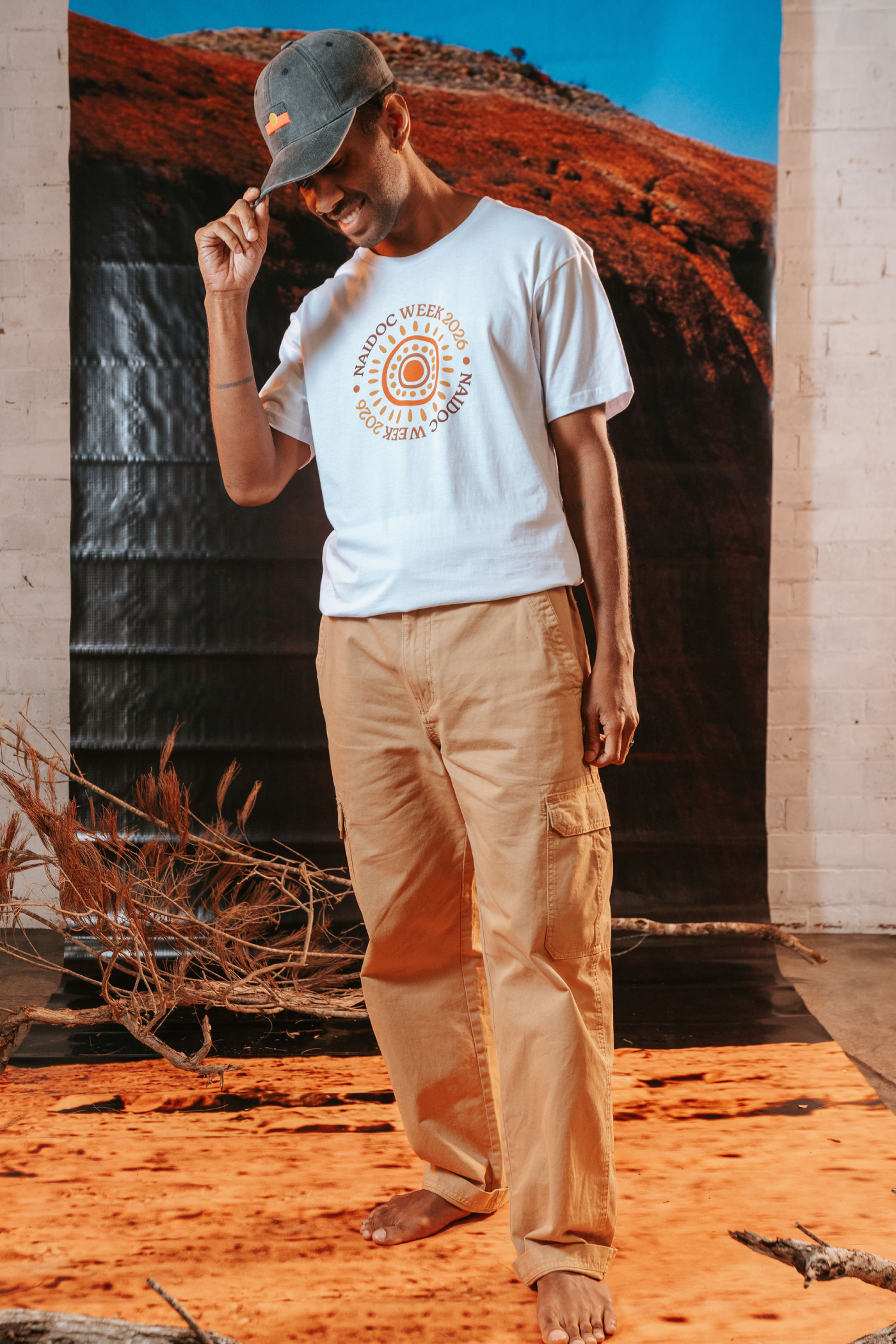 Circle NAIDOC Week 2026 White Cotton Everyday T-Shirt