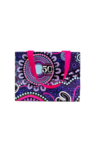 Muru To Our Biriwal (Pathway To Our Future) NAIDOC Matte Ribbon Handled Gift Bag - Ready Stock