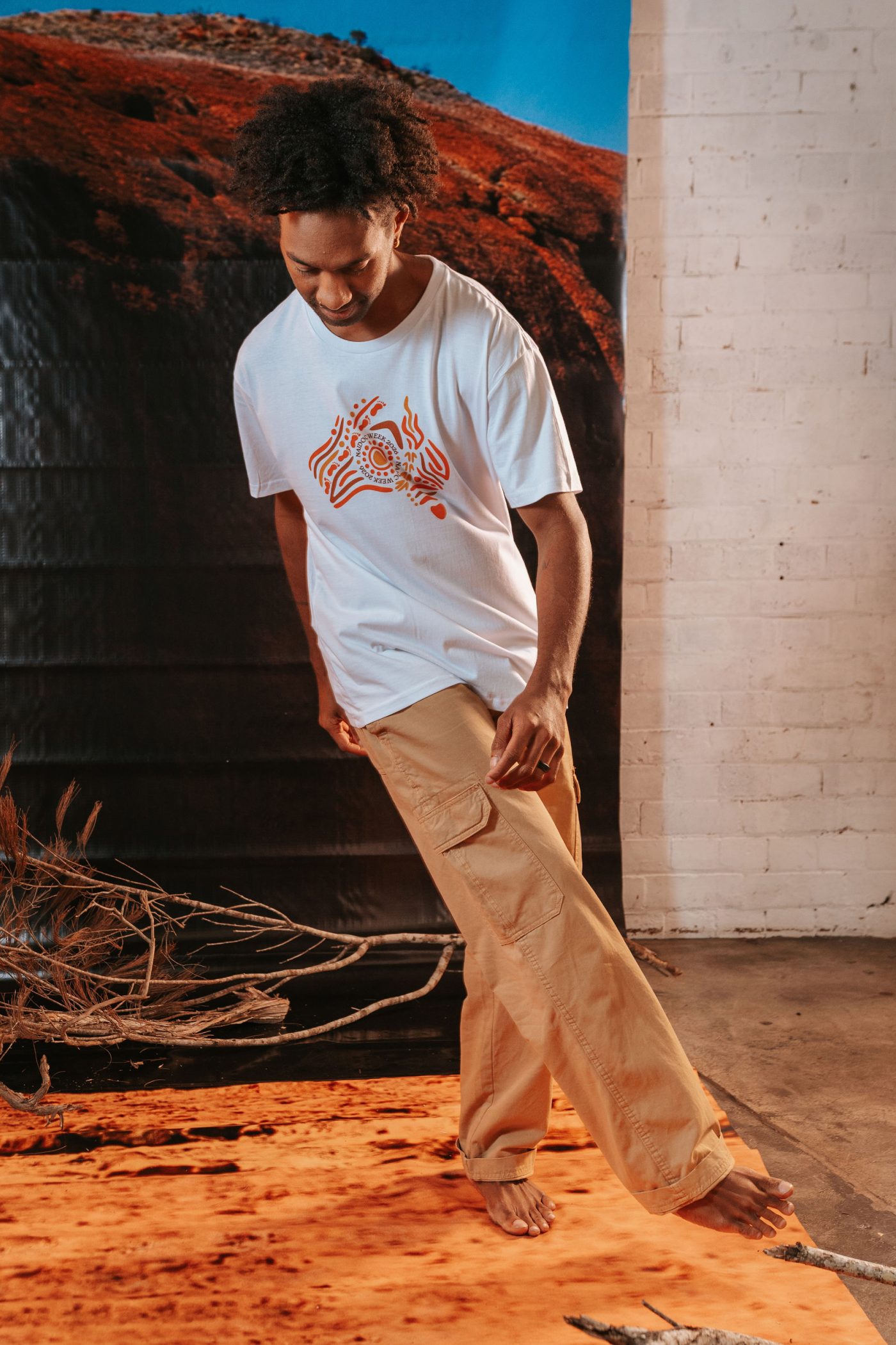 Australia NAIDOC Week 2026 White Cotton Everyday Unisex T-Shirt