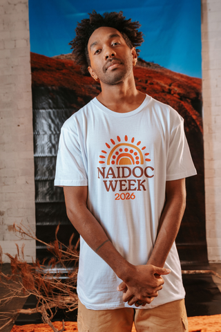 Core NAIDOC Week 2026 White Cotton Everyday Unisex T-Shirt