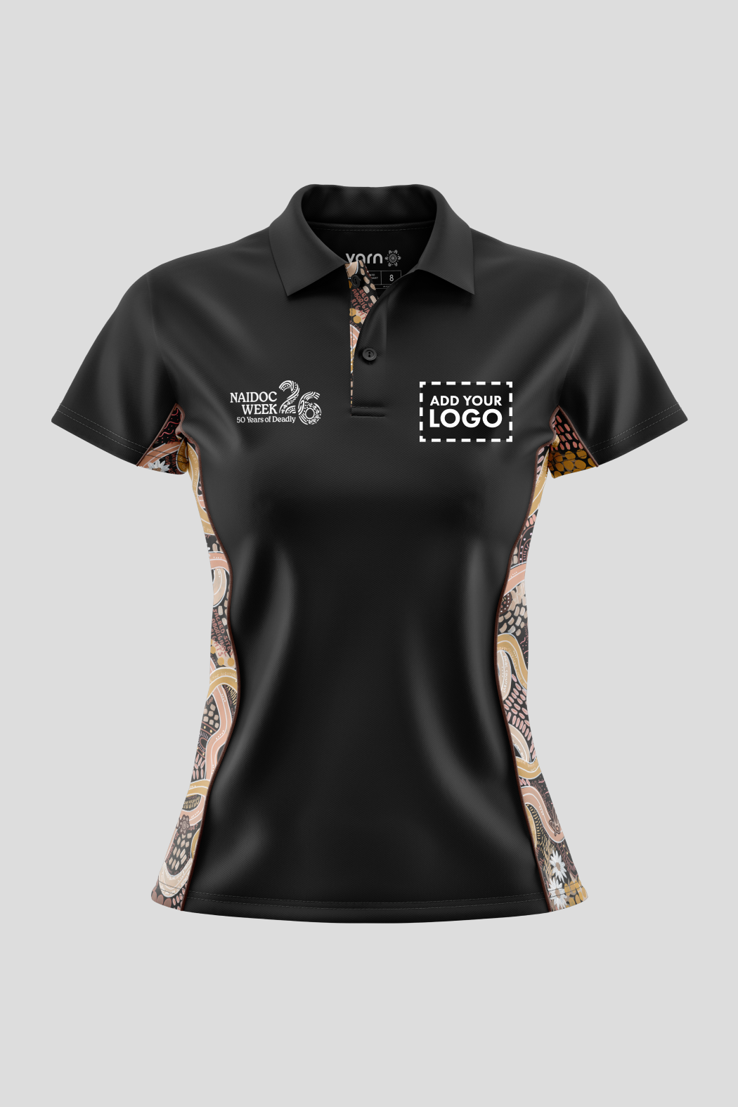 Still Deadly NAIDOC 2026 Black Bamboo (Simpson) Polo Shirt