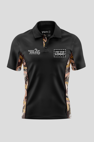 Still Deadly NAIDOC 2026 Black Bamboo (Simpson) Polo Shirt