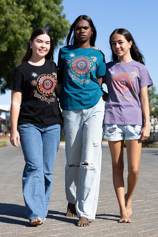 (Bulk Order) Igniting Our Journey NAIDOC 2024 Atlantic Cotton Crew Neck Women’s T-Shirt