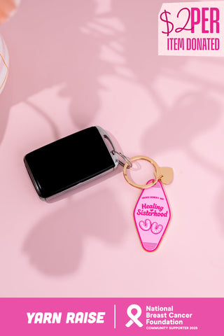 Healing Sisterhood Motel Keyring - Ready Stock
