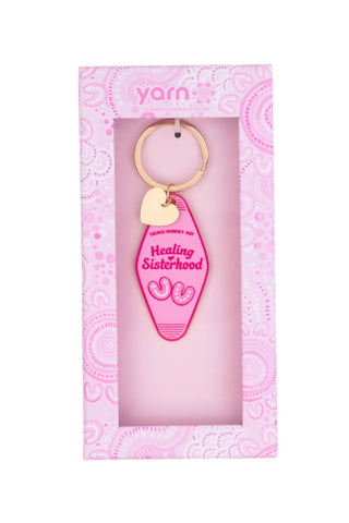 Healing Sisterhood Motel Keyring - Ready Stock