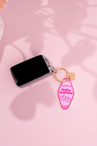 Healing Sisterhood Motel Keyring - Ready Stock
