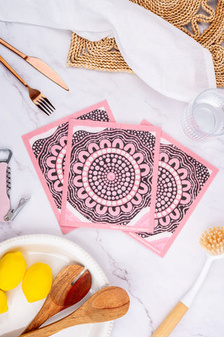 Boobie Sista Sponge Dish Cloth (3 Pack) - Ready Stock