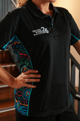 An Abundance Of Culture NAIDOC 2026 Bamboo (Simpson) Polo Shirt